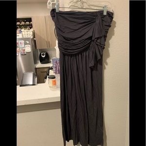 Grey Strapless Shift Dress. J Crew. Size 6